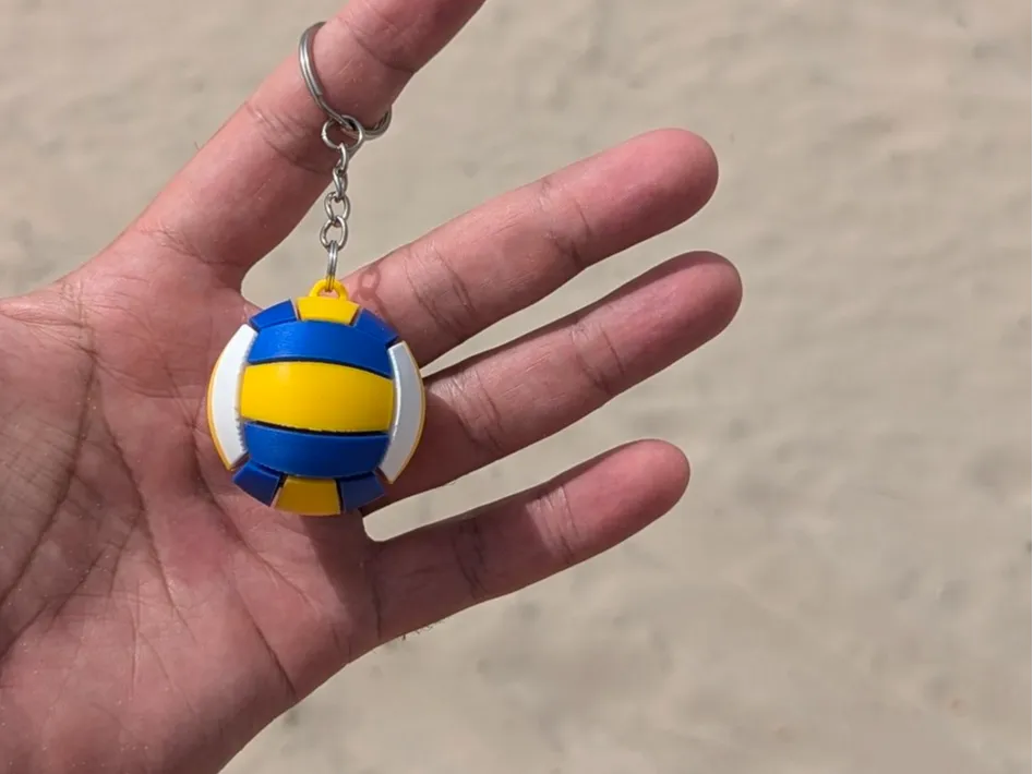 Volley Ball Keychain